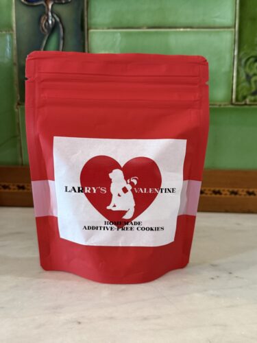 無添加のワンちゃんバレンタインクッキー